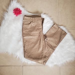 Gold Chico's Platinum Pants